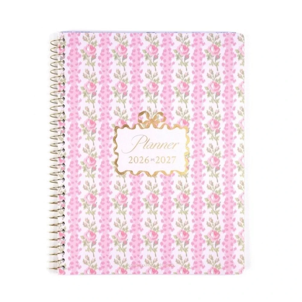Love Shack Fancy Planner 2026 2027 Weekly Monthly Academic Organizer Pink New